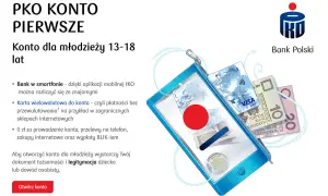 PKO Konto Pierwsze dla młodzieży 13-18 lat. Z kartą wielowalutową i aplikacją IKO, to autooszczędzanie PKO BP staje się proste.