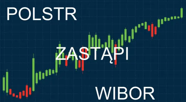 Wibor i wiron na wykresie świecowym. POLSTR ZASTĄPI WIBOR.