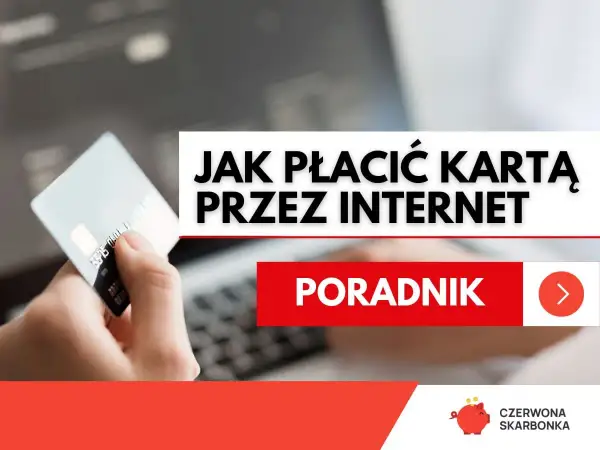 Poradnik: jak płacić kartą w internecie. Dłoń trzyma kartę zbliżeniową przed ekranem laptopa.